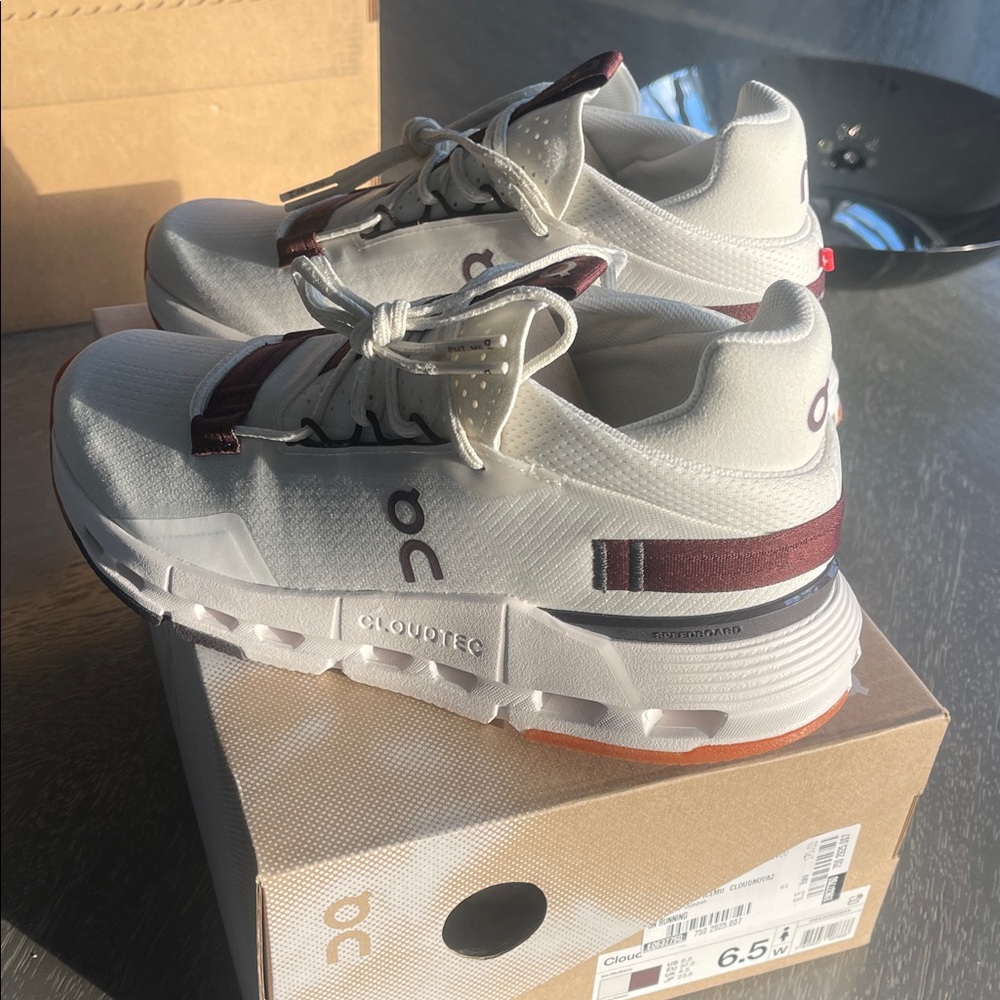 On Cloud Running Mulberry/White Women's Athletic Sneaker-workout,style & comfort